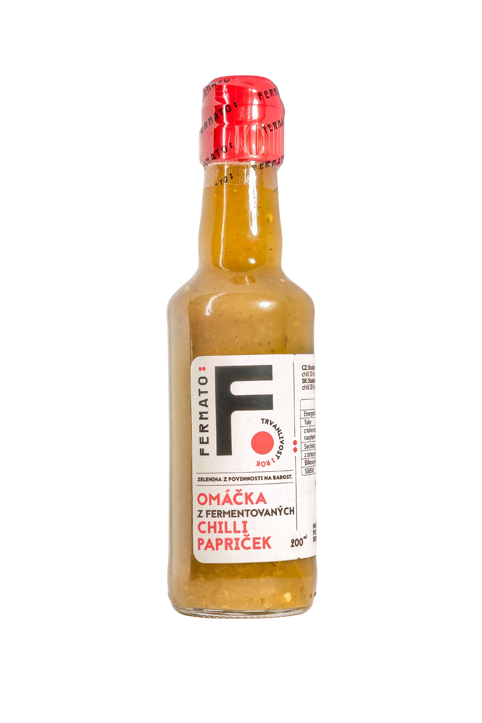 Fermato Omáčka z fermentovaných chilli papriček 200 ml