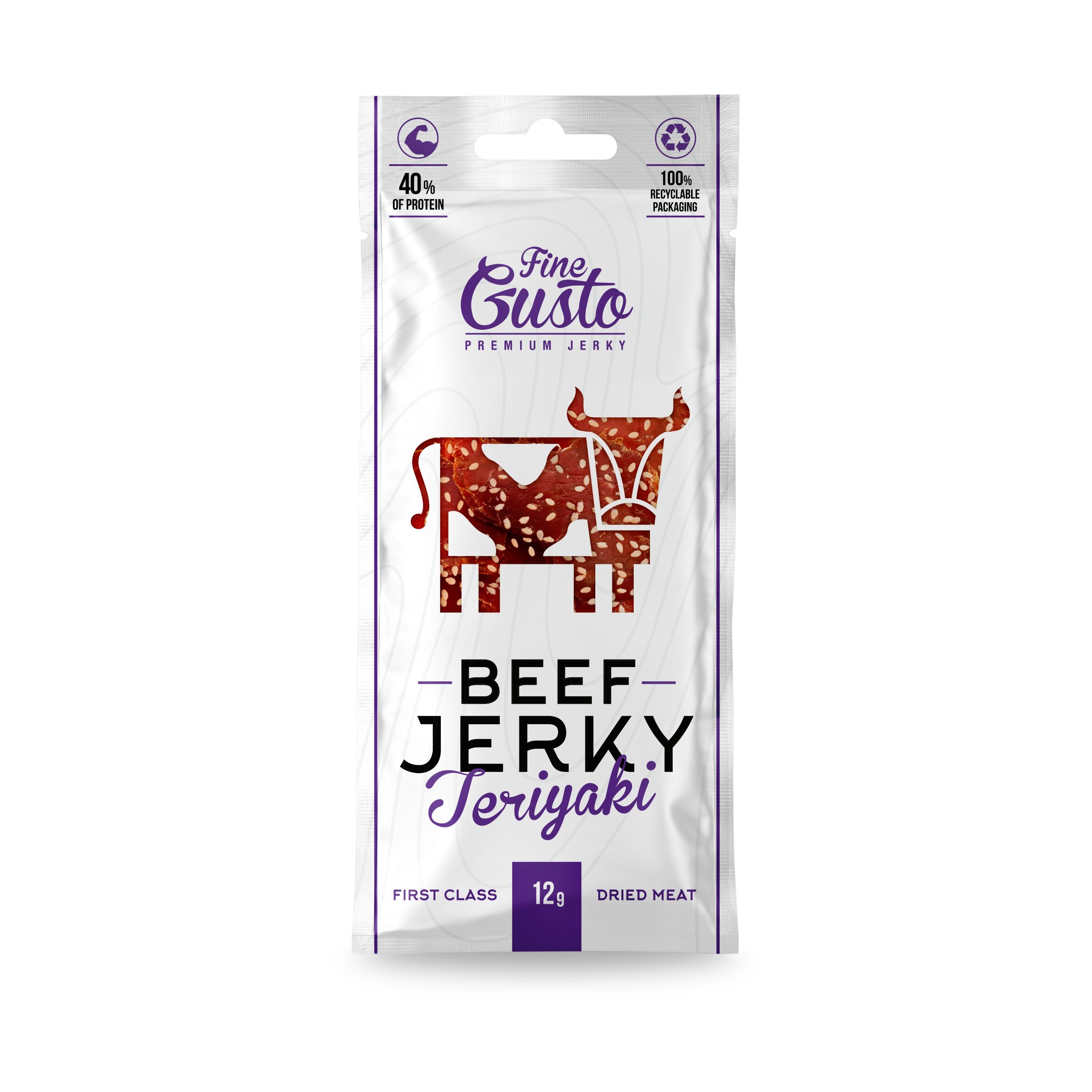 Fine Gusto Hovězí jerky Teriyaki 12g