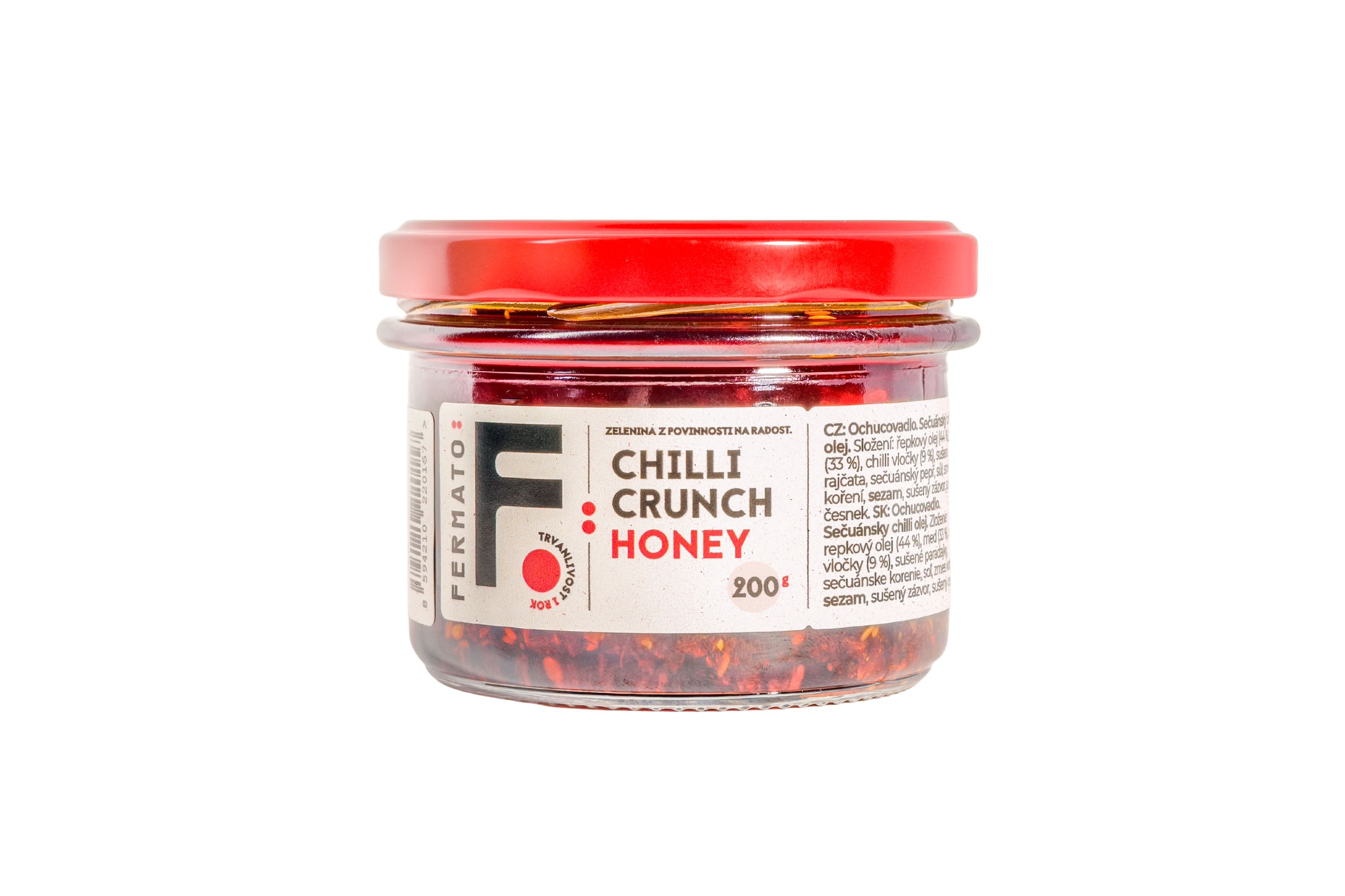 Fermato Sečuánský chilli olej Crunch Honey 200 g