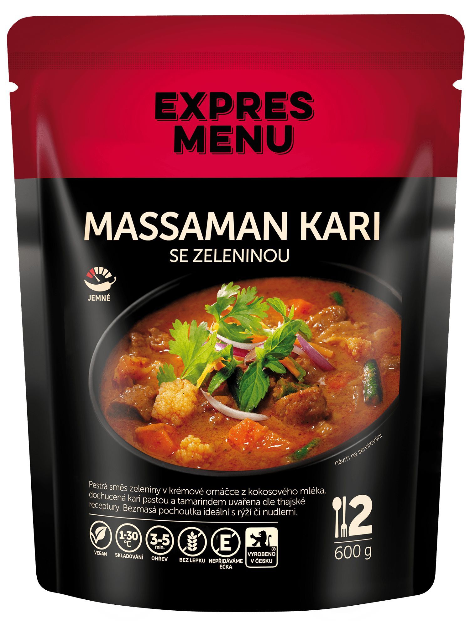 Expres menu Massaman kari se zeleninou 600g