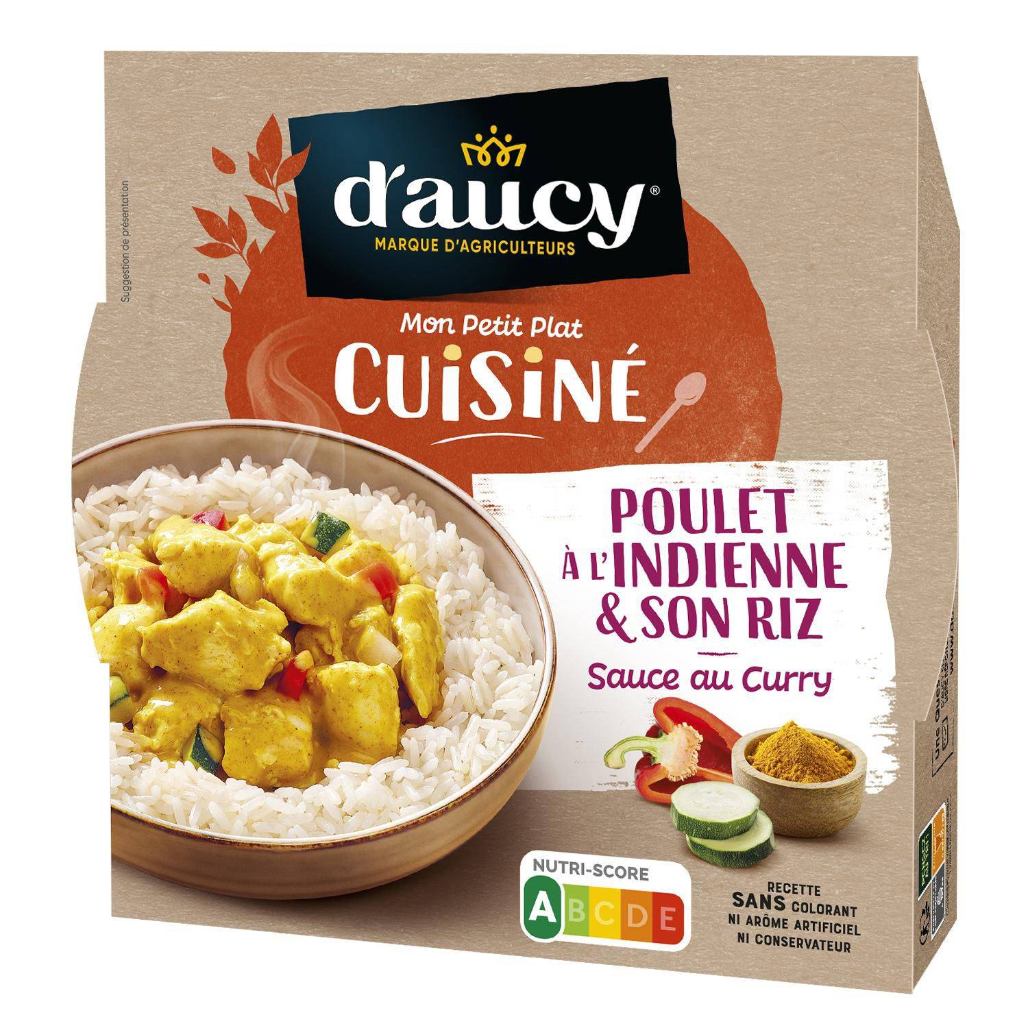 D´aucy Kuře a l´ Indie s rýží 300g