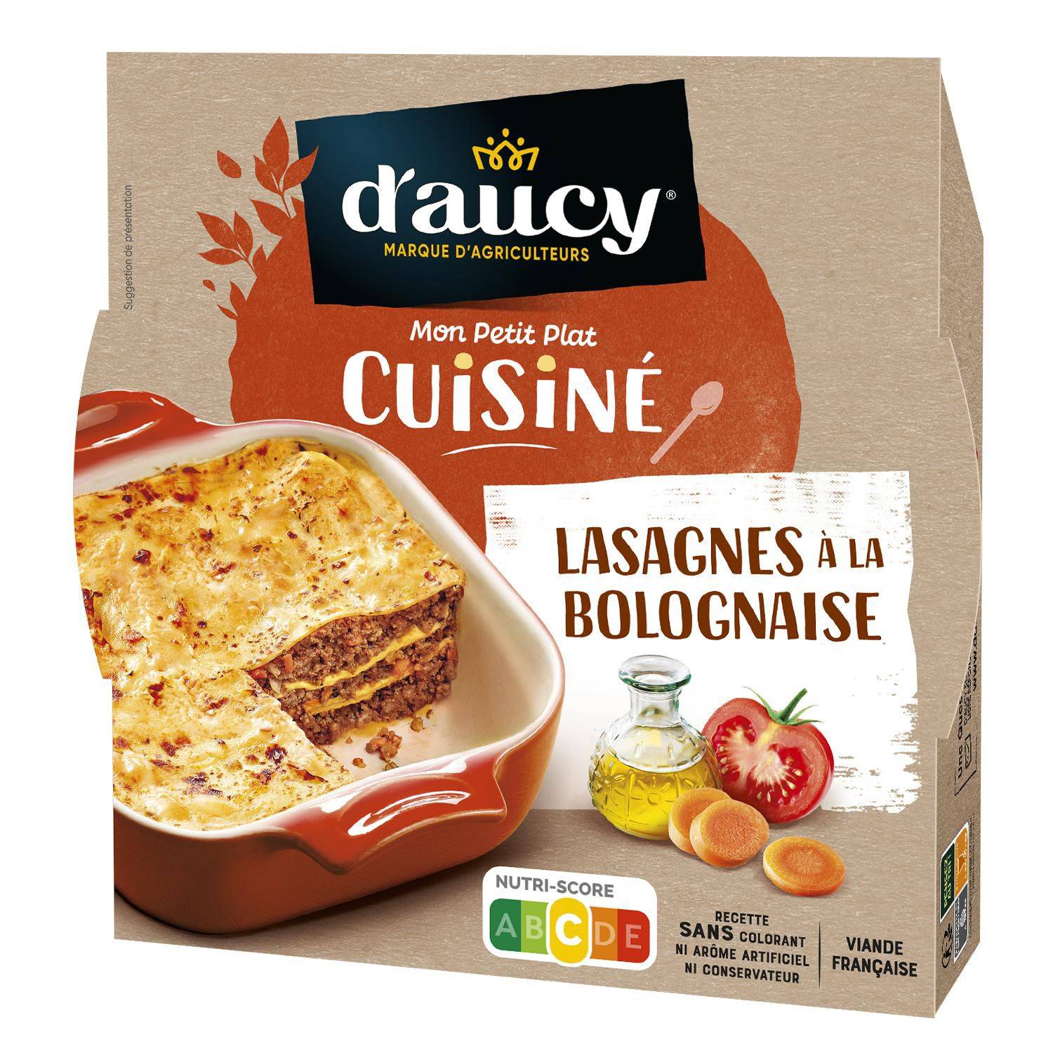 D´aucy Lasagnes a la bolognaise 300g