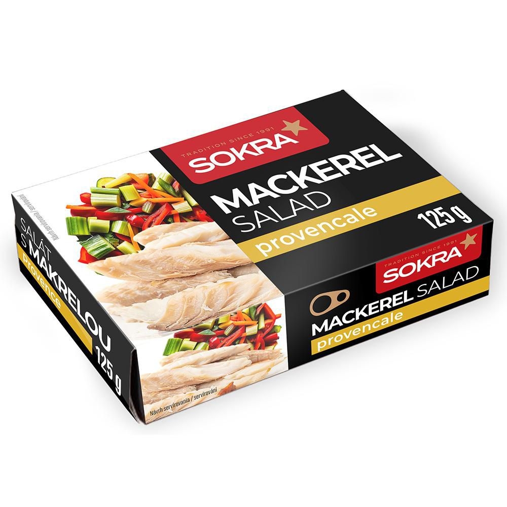 Sokra Salát s makrelou Provencale 125g