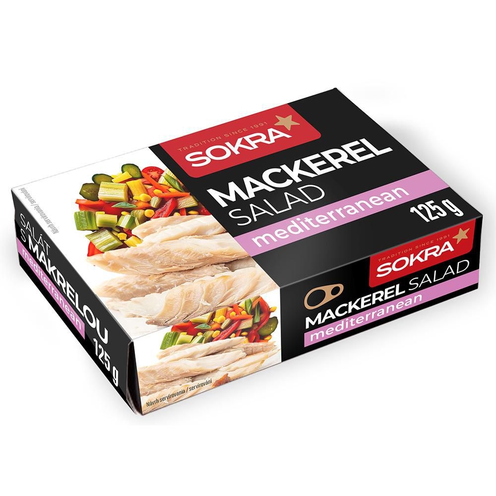 Sokra Salát s makrelou Mediterranean 125g