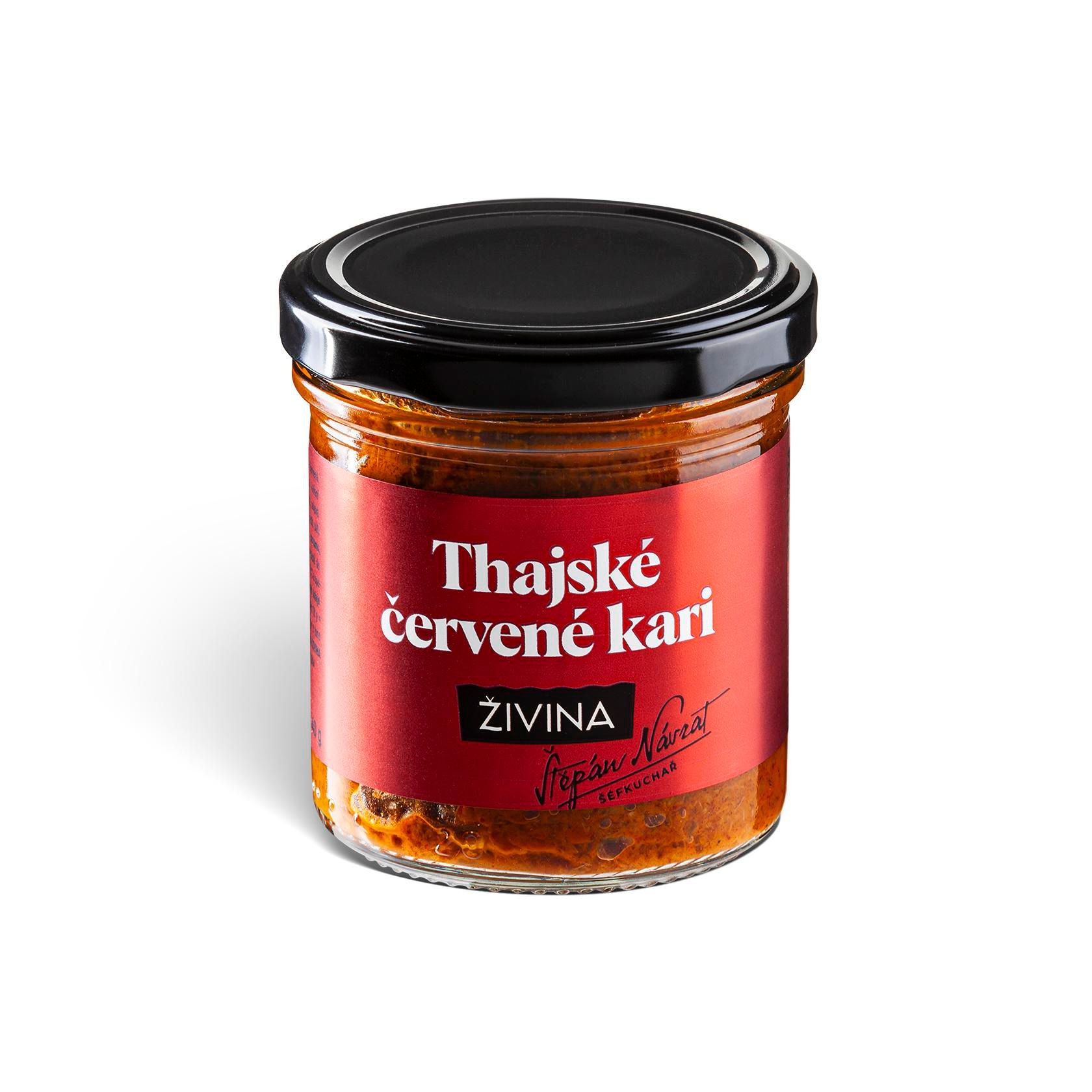 Živina Thajská červená kari pasta extra pálivá pro kari s kokosovým mlékem 140g