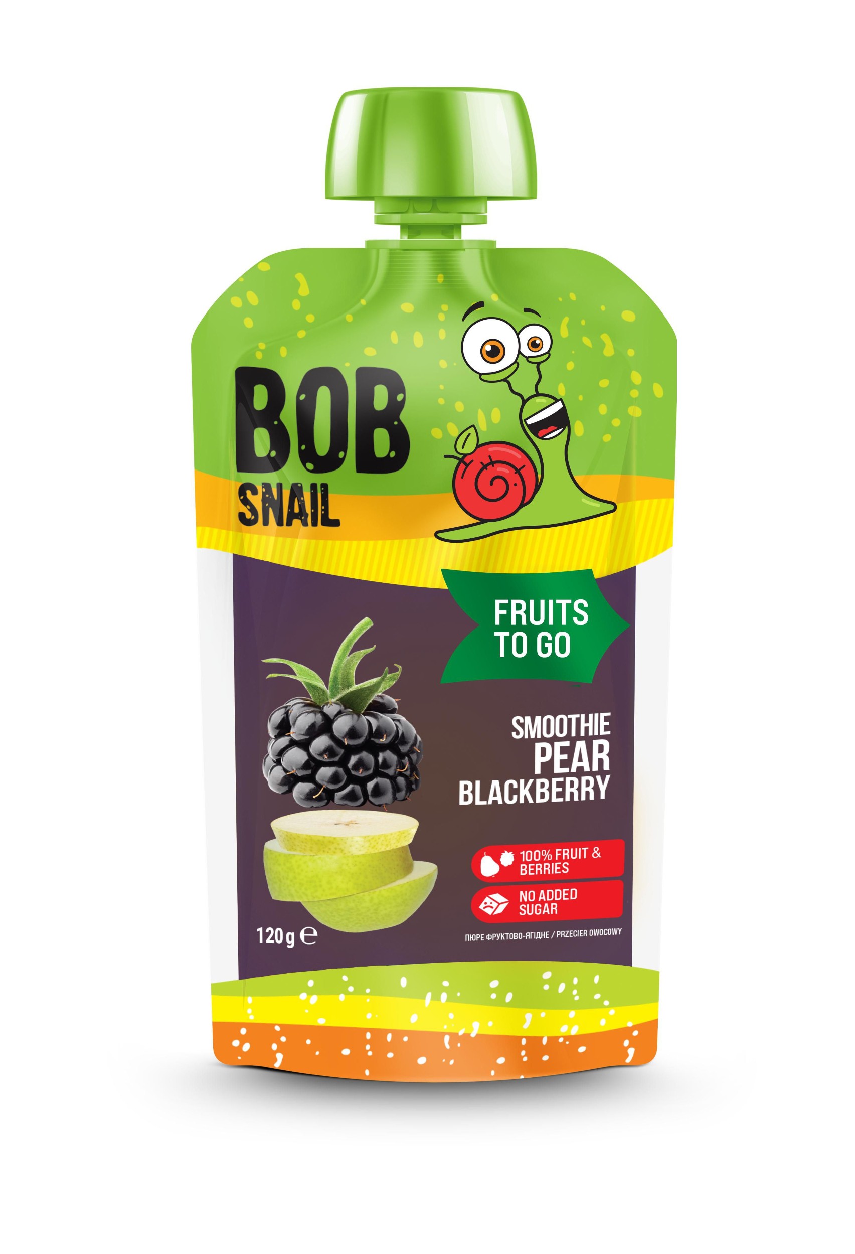 Šnek BOB Smoothie hruška, ostružina 120g