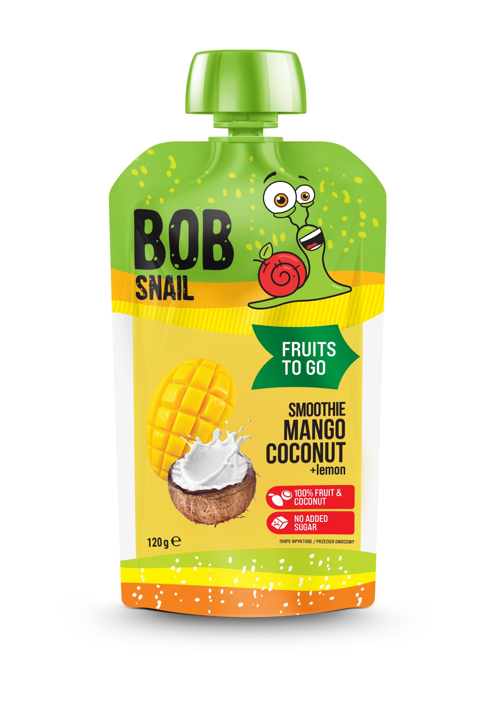 Šnek BOB Smoothie mango, kokos 120g