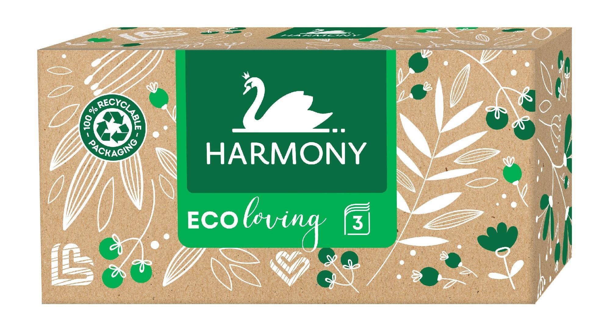 Harmony Eco Loving kosmetické ubrousky 3vrstvé