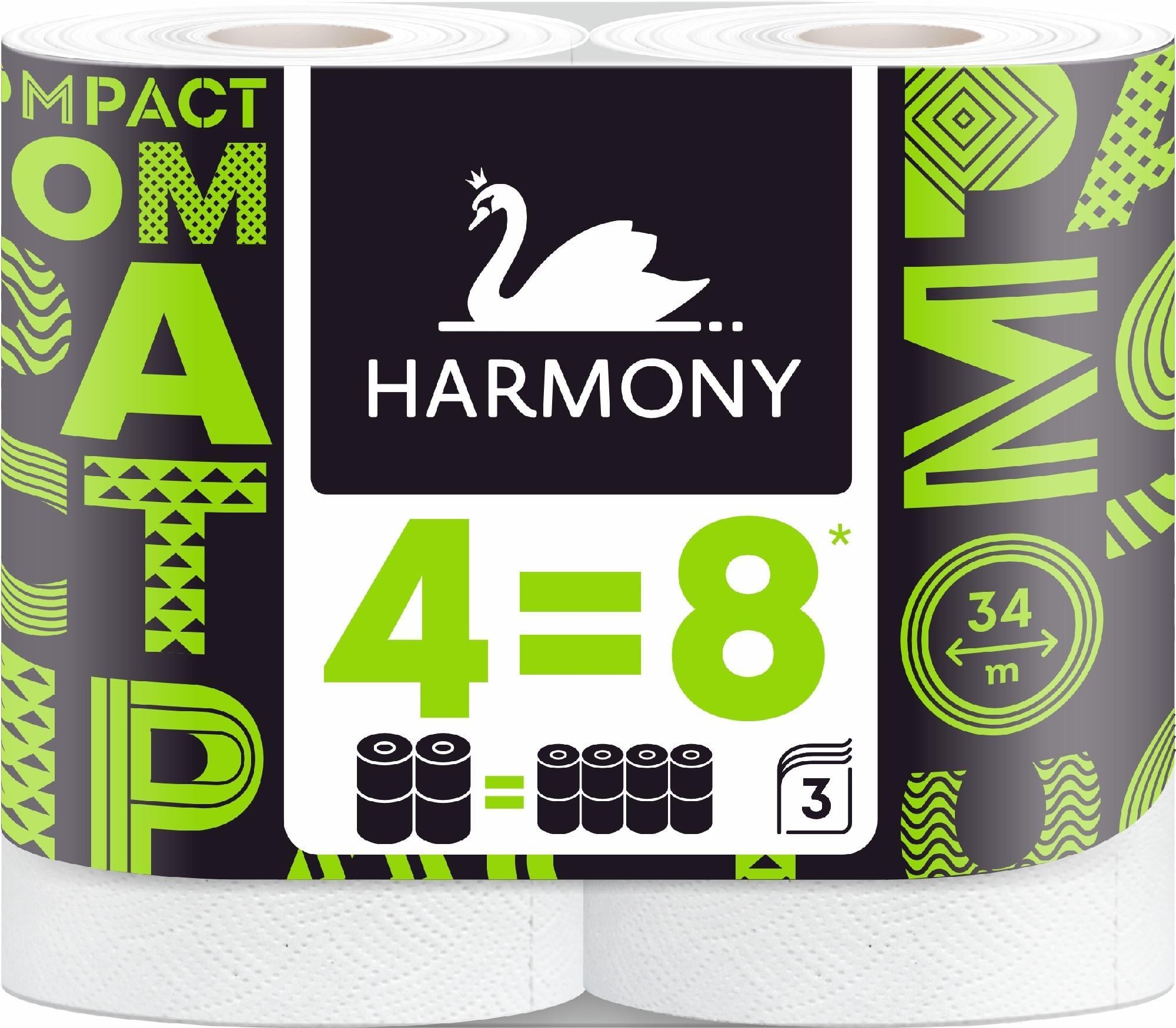 Harmony Compact toaletní papír 3vrstvý