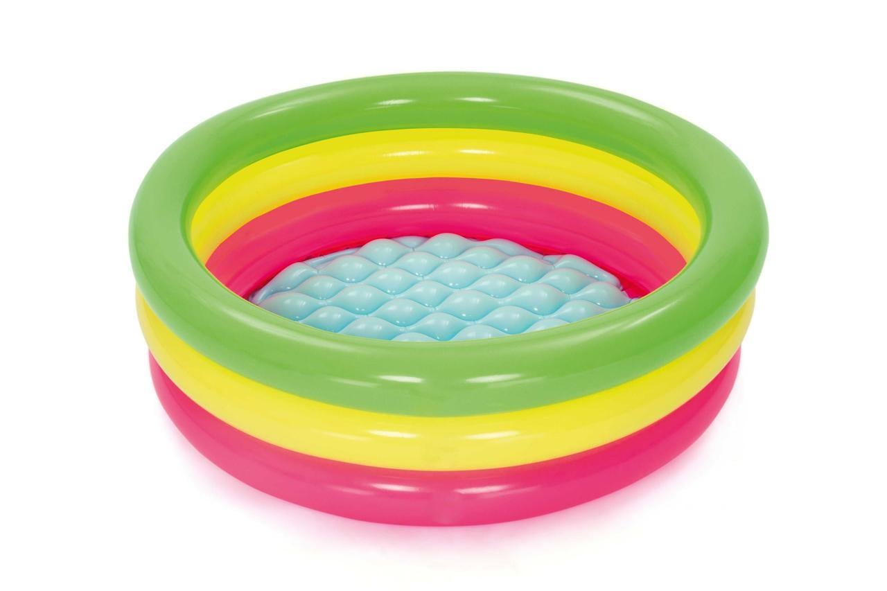 Bestway Nafukovací bazének růžovo-žluto-zelený, Ø 70 cm, v. 24 cm