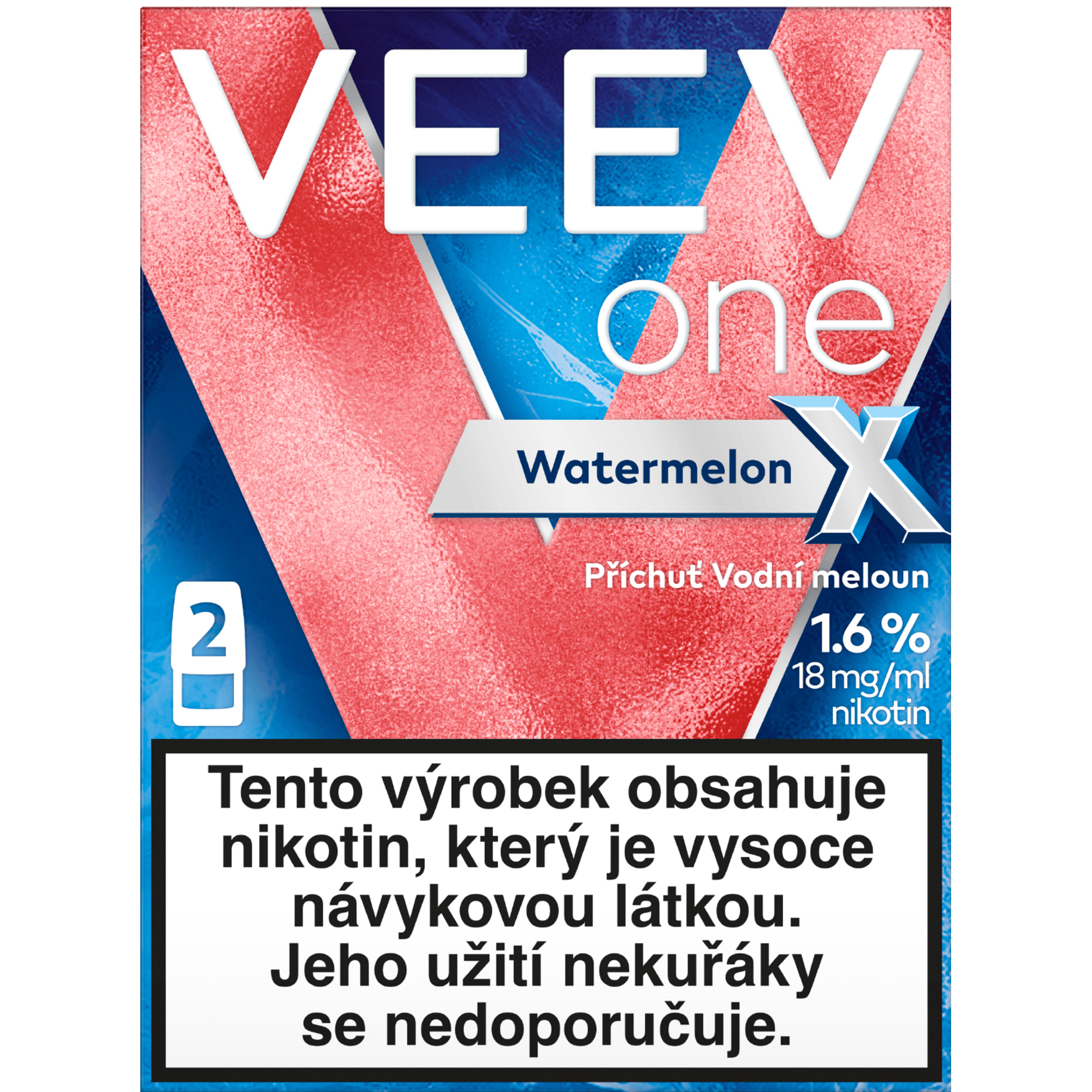 VEEV One Watermelon 2 náplně do e-cigarety