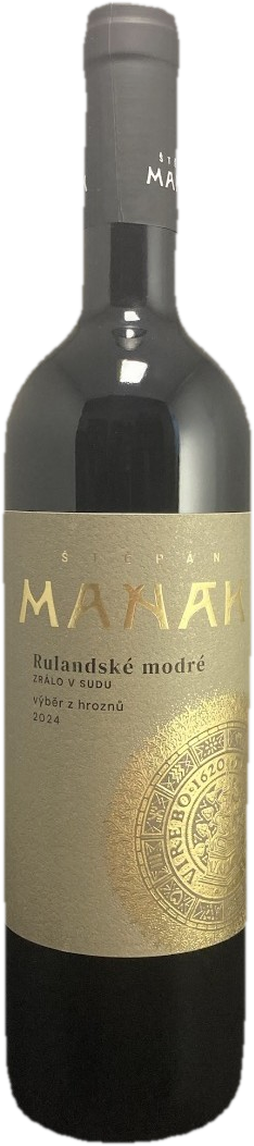 Štěpán Maňák Rulandské modré výběr z hroznů "zrálo v sudu"