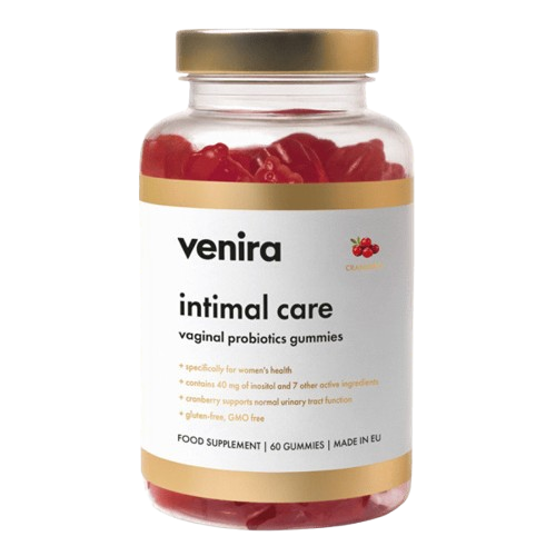 Venira Intimal Care Vagin.Probiot.gumm.brus.60ks
