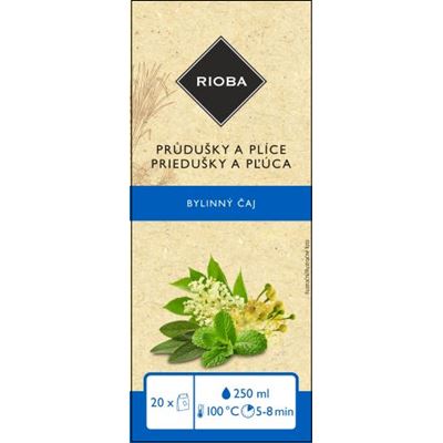 RIOBA Čaj průdušky a plíce 30 g