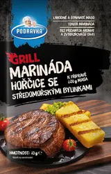 Podravka Gril marináda Hořčice - Středomořské byliny