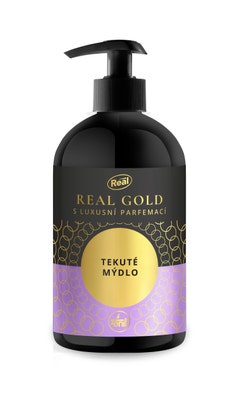 Real Gold Tekuté mýdlo Luxusní parfemace, pumpička