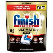 Finish Ultimate Plus kapsle do myčky nádobí - Fresh 64 ks