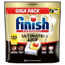 Finish Ultimate Plus kapsle do myčky nádobí - Lemon 120 ks