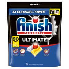 Finish Ultimate kapsle do myčky nádobí - Lemon 90 ks