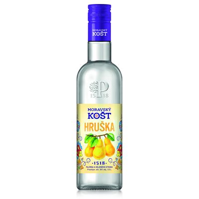 Moravský košt hruška 38% 500 ml