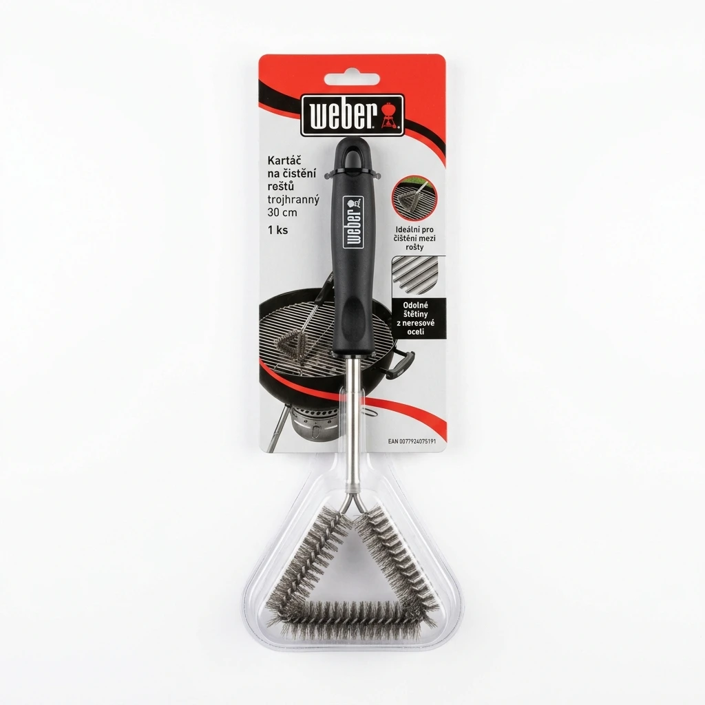Weber Kartáč na čistění roštů trojhranný 30 cm 1 ks