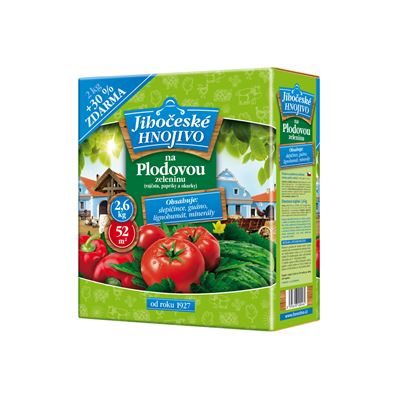 NOHEL-GARDEN Jihočeské hnojivo Plodová zelenina 2 kg + 30 % 1 ks