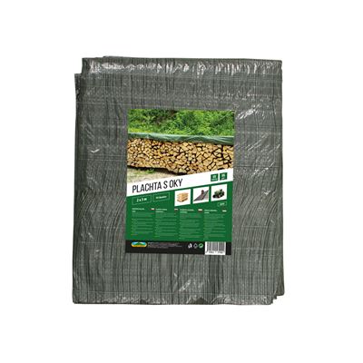NOHEL-GARDEN Plachta kašírovaná s oky krycí 2 x 3 m/70 g 463249 zelená 1 ks