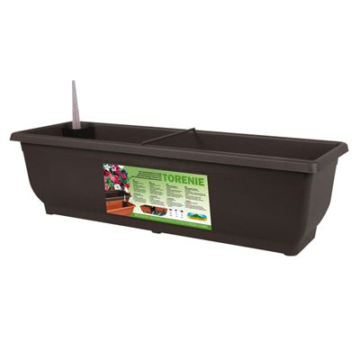 NOHEL-GARDEN Truhlík samozavlažovací Torenie 50 cm hnědý 1 ks
