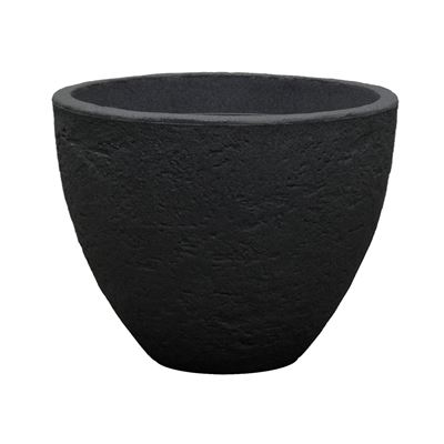 NOHEL-GARDEN Obal na květník STONE 60 x 45 cm plastový antracit 1 ks