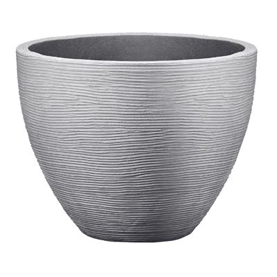 NOHEL-GARDEN Obal na květník TROPEA 40 x 30 cm tmavě šedý 1 ks