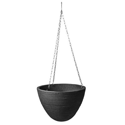 NOHEL-GARDEN Žardinka závěsná TROPEA 33 x 25 cm plastová antracit 1 ks