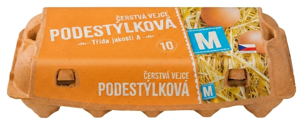 Čerstvá vejce M podestýlková