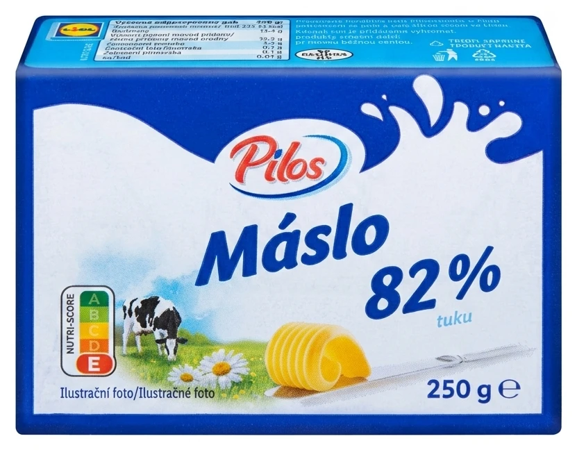 Máslo Pilos 82% tuku