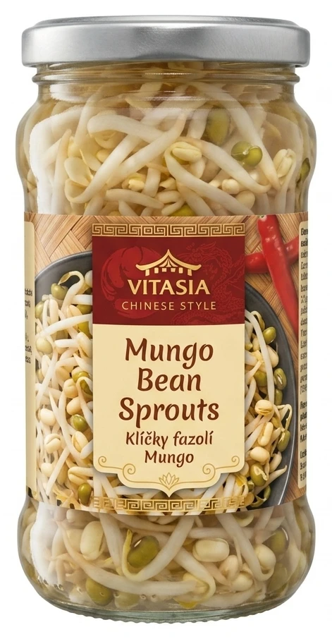 VITASIA Bambusové výhonky / Klíčky fazolí Mungo