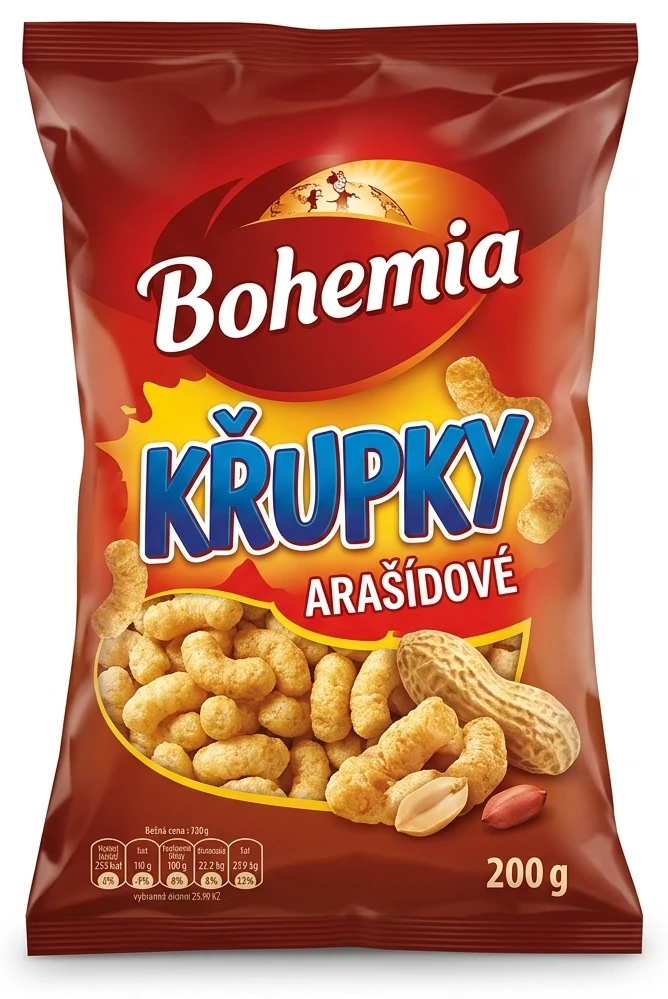 Bohemia Křupky arašídové