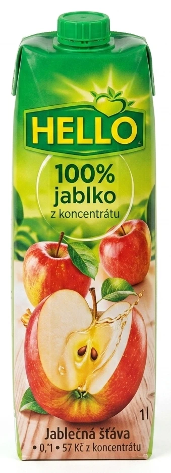 Hello 100% Jablečná šťáva z koncentrátu