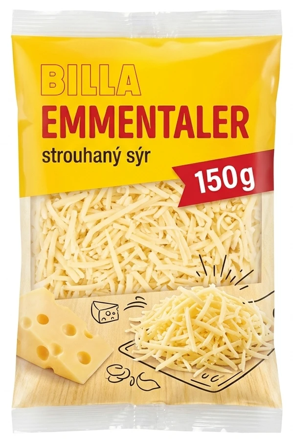 BILLA Emmentaler strouhaný sýr