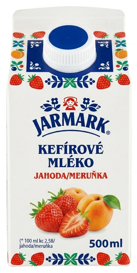 Kefírové mléko jahoda/meruňka