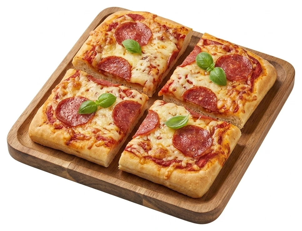 Mini pizza salami