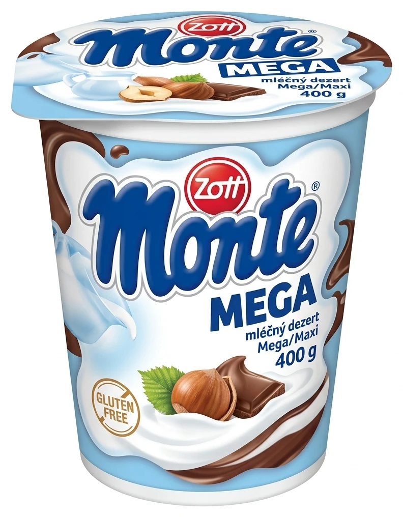 ZOTT Monte mléčný dezert Mega/Maxi