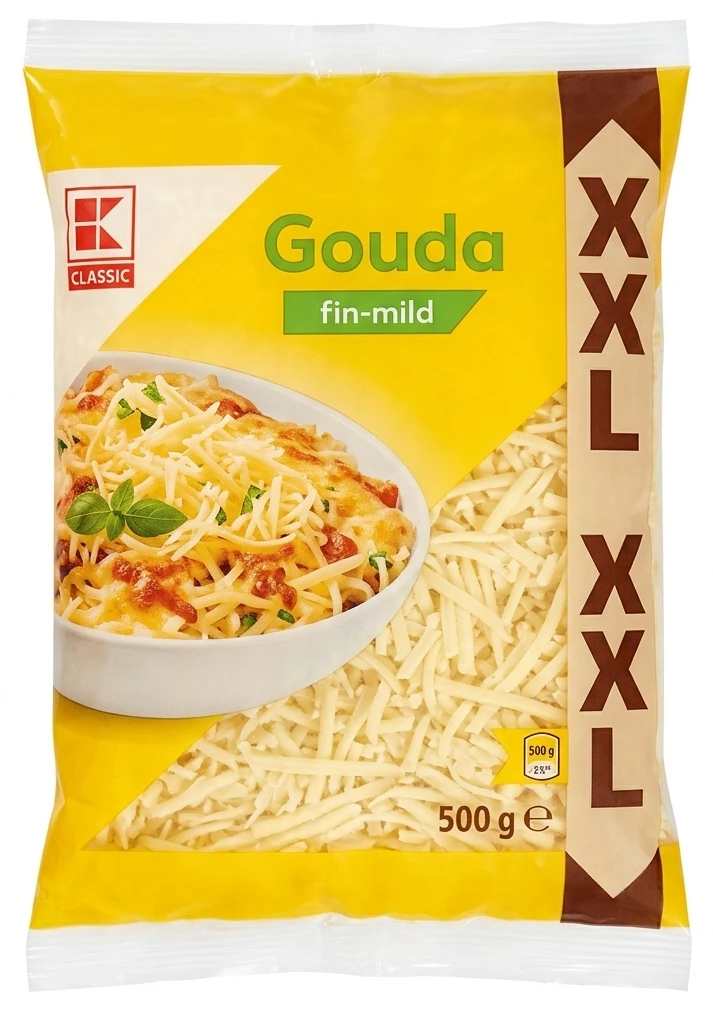 Strouhaný sýr různé druhy