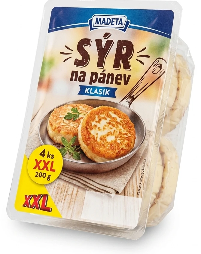 Madeta Sýr na pánev různé druhy