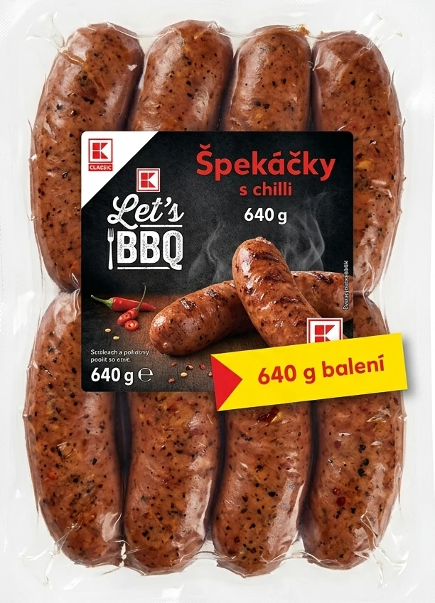 Špekáčky s chilli