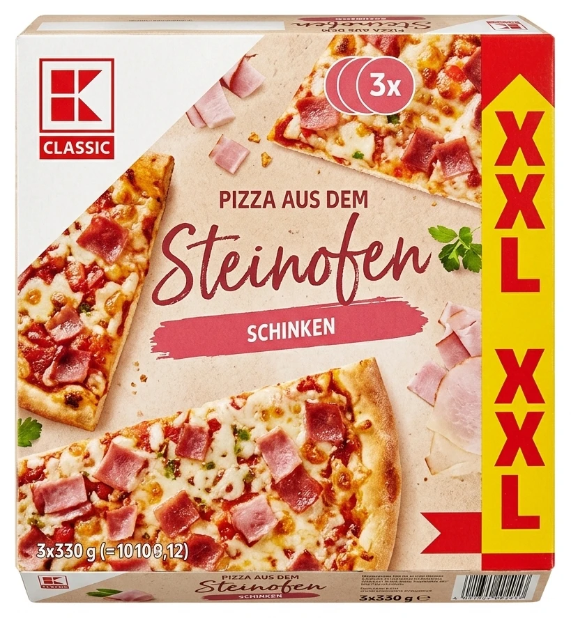 Pizza z kamenné pece šunková/salámová
