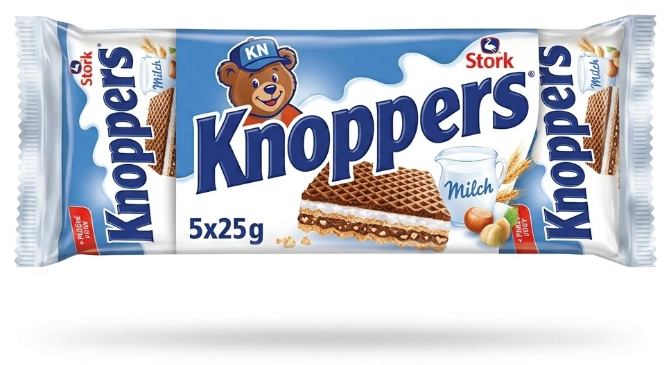 Knoppers Plněné oplatky