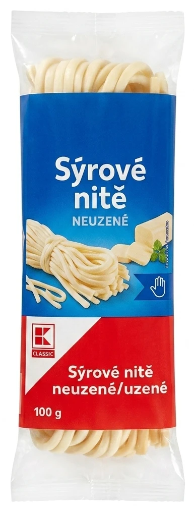Sýrové nitě neuzené/uzené