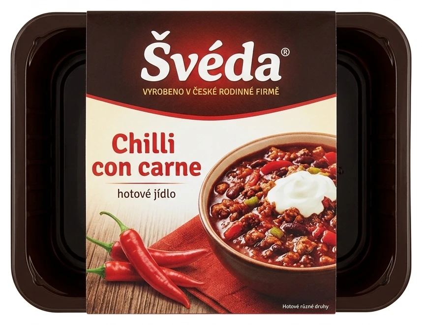 ŠVÉDA Hotové jídlo různé druhy