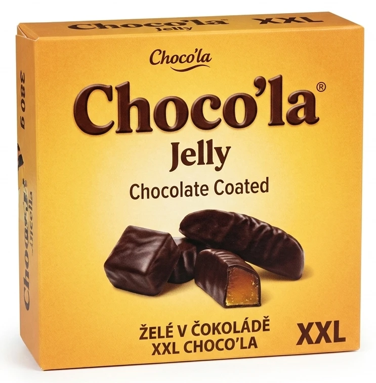 Želé v čokoládě XXL Choco'la