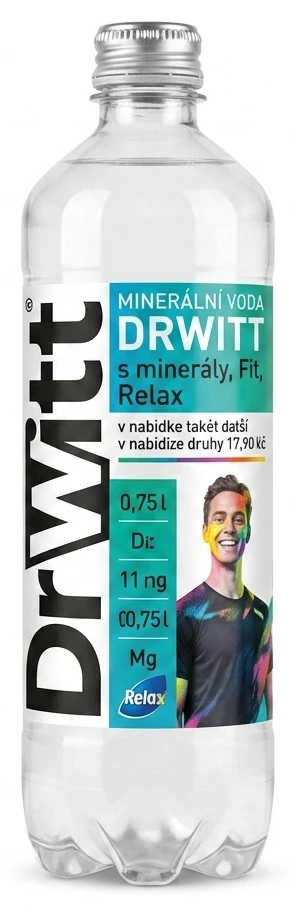 Minerální voda Drwitt s minerály, Fit, Relax
