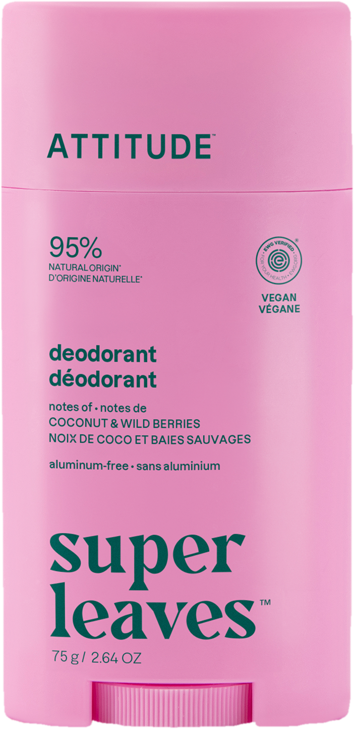 Attitude Super Leaves deodorant bez hliníku kokos a lesní plody